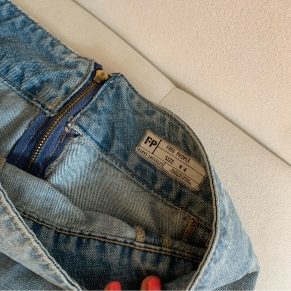 Free people denim mini skirt​​​​ - Picture 4 of 4